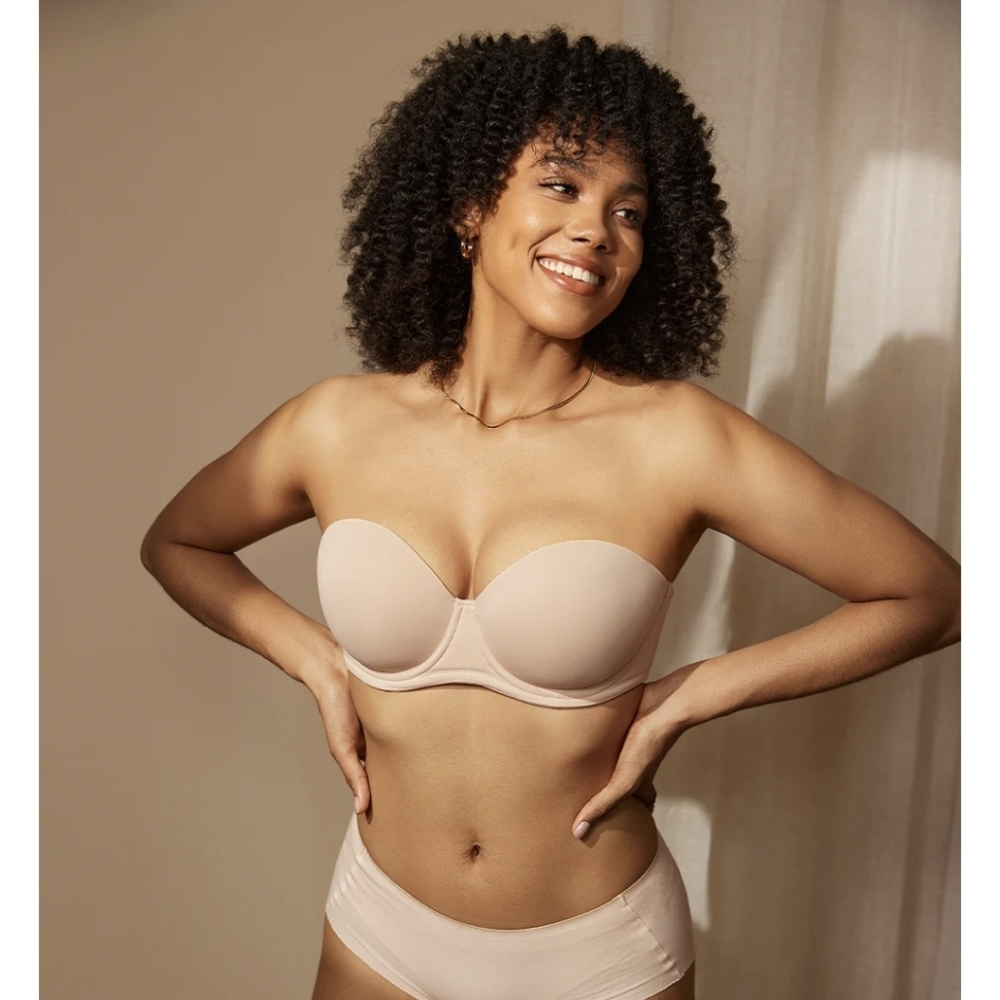 Delimira Strapless Nude Bra